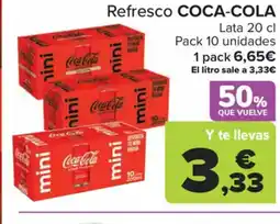 Carrefour COCA COLA Refresco oferta