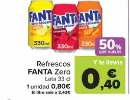 Carrefour FANTA Refrescos oferta