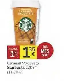 Supermercados Charter Starbucks Caramel Macchiato 220ml oferta