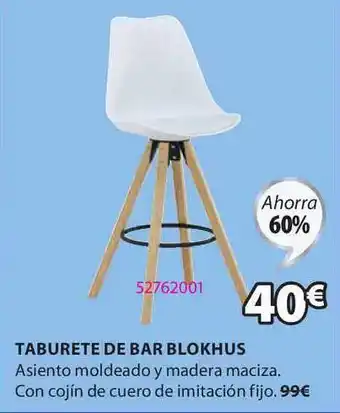 JYSK Taburete De Bar Blokhus oferta