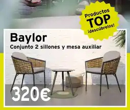Cadena88 Conjunto 2 sillones y mesa auxiliar oferta