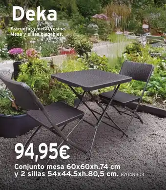 Cadena88 Conjunto mesa y sillas oferta