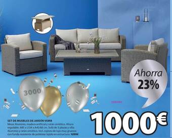 Set De Muebles De Jardín Vemb