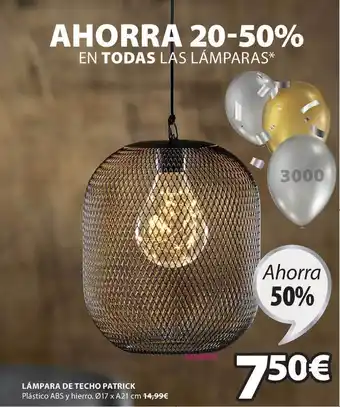 JYSK Lámpara De Techo Patrick oferta
