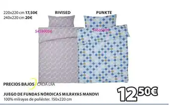 JYSK Juego De Fundas Nórdicas Milrayas Mandvi oferta