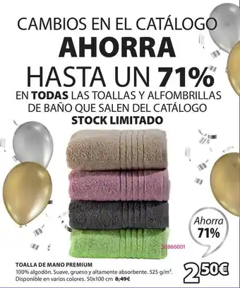 JYSK Toalla De Mano Premium oferta