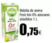 FROIZ Froiz - bebida de avena bio 0% azucares anadidos oferta