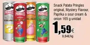 FROIZ Pringles - snack patata original, mystery flavour, paprika o sour cream & onion oferta