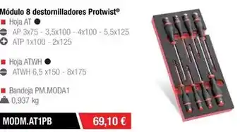 Ferri Modulo 8 destornilladores oferta