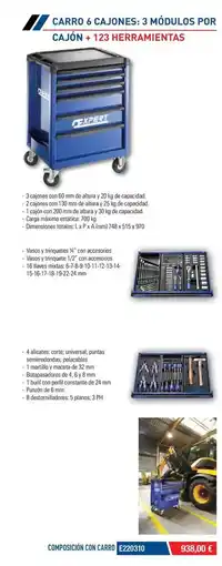 Ferri Universal - cajón + 123 herramientas oferta