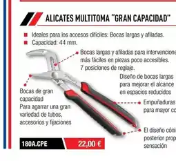 Ferri Bocas de gran capacidad para agarrar una gran variedad de tubos, accesorios y fijaciones oferta
