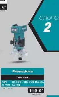 Ferri Makita - fresadora drt52z oferta