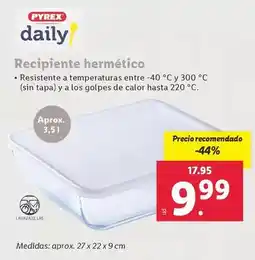 Lidl Pyrex - recipiente hermético oferta