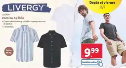 Lidl Livergy - camisa de lino oferta