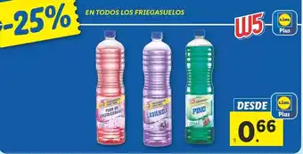 Lidl W5 - en todos los friegasuelos oferta
