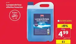 Lidl Krafft - lavaparabrisas elimima insectosa oferta