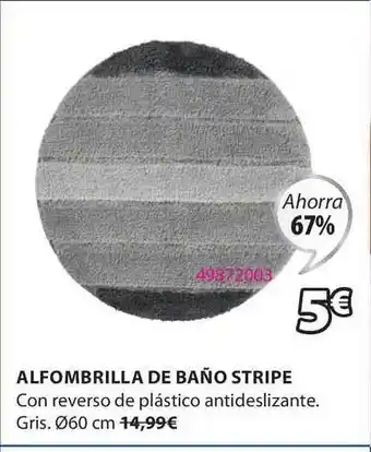 JYSK Alfombrilla De Baño Stripe oferta