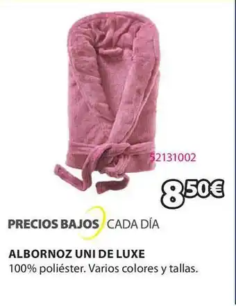 JYSK Albornoz Uni De Luxe oferta