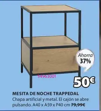 JYSK Mesita De Noche Trappedal oferta