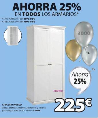 JYSK Armario Pariso oferta
