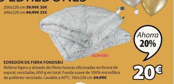 JYSK Edredón De Fibra Fondsbu oferta