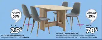 JYSK Silla De Comedor Tinglev / Mesa De Comedor Obling oferta