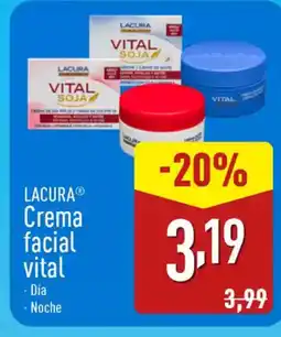 ALDI LACURA Crema facial vital oferta
