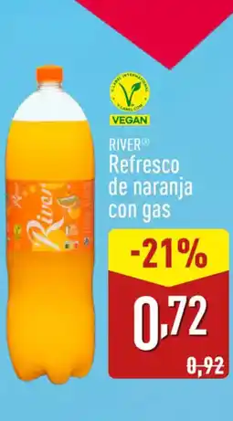 ALDI RIVER Refresco de naranja con gas oferta
