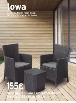 Cadena88 Conjunto 2 sillones oferta