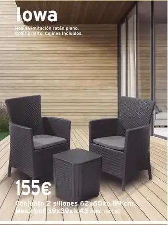 Cadena88 Conjunto 2 sillones oferta