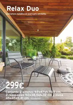 Cadena88 Conjunto 2 sillones oferta