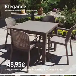 Cadena88 Conjunto mesa Elegance oferta