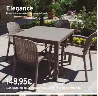 Cadena88 Conjunto mesa Elegance oferta