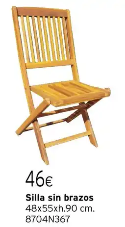Cadena88 Silla sin brazos oferta