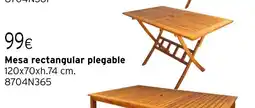 Cadena88 Mesa rectangular plegable oferta