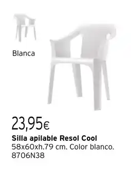 Cadena88 Silla apilable Resol Cool oferta