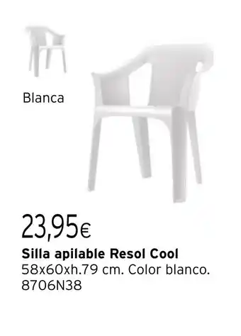 Cadena88 Silla apilable Resol Cool oferta
