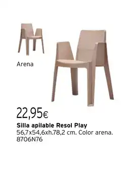 Cadena88 Silla apilable Resol Play oferta