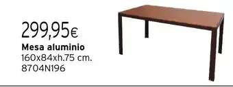 Cadena88 Mesa aluminio5 cm. oferta