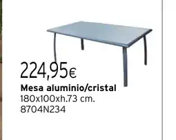 Cadena88 Mesa aluminio/cristal oferta