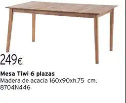 Cadena88 Mesa Tiwi 6 plazas oferta