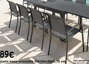 Cadena88 Silla apilable con brazos oferta