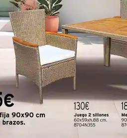 Cadena88 Juego 2 sillones oferta