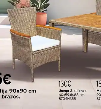 Cadena88 Juego 2 sillones oferta