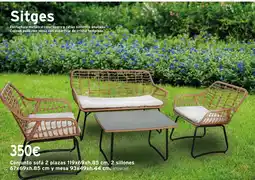 Cadena88 Conjunto sofá 2 plazas oferta