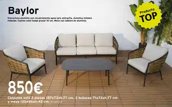 Cadena88 Conjunto sofá 3 plazas oferta