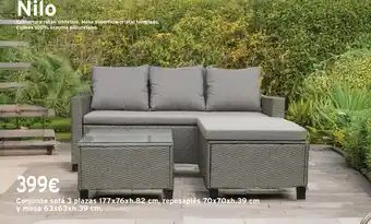Cadena88 Conjunto sofá 3 plazas oferta