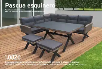 Cadena88 Conjunto rinconero sofá 3 plazas oferta