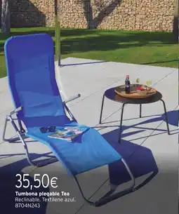 Cadena88 Tumbona plegable Tea oferta