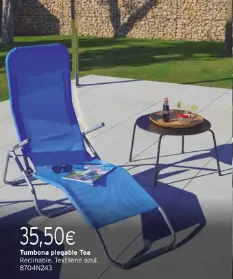 Cadena88 Tumbona plegable Tea oferta